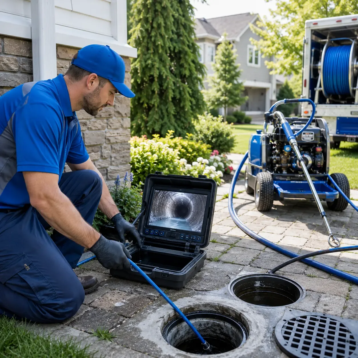Outdoor drain cleaning professionals serving Thornton, KY